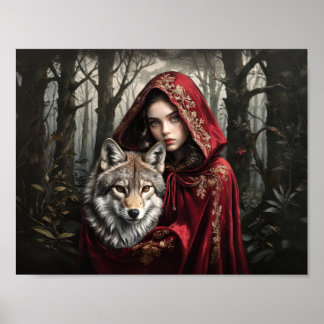 Red Riding Huva och den verkliga historien med var Poster