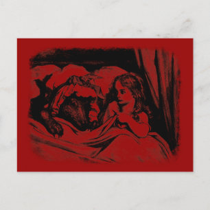 Red Riding Huva Vykort