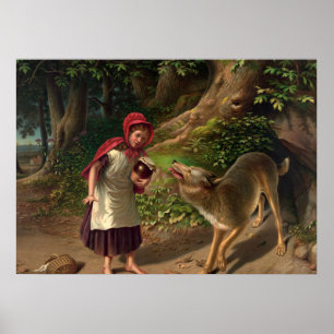 Red-Ridingdom och William Beards varg Poster
