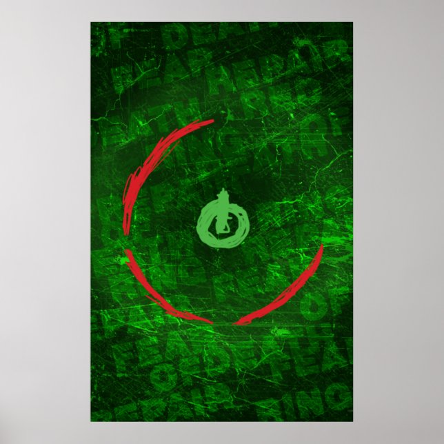 Red Ring of Death Poster - Gamer Video Games Geek (Framsidan)