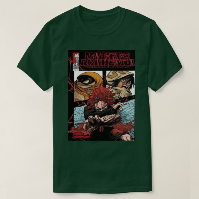 Red Riot Kirishima Eijirou 8 T Shirt (Design framsida)