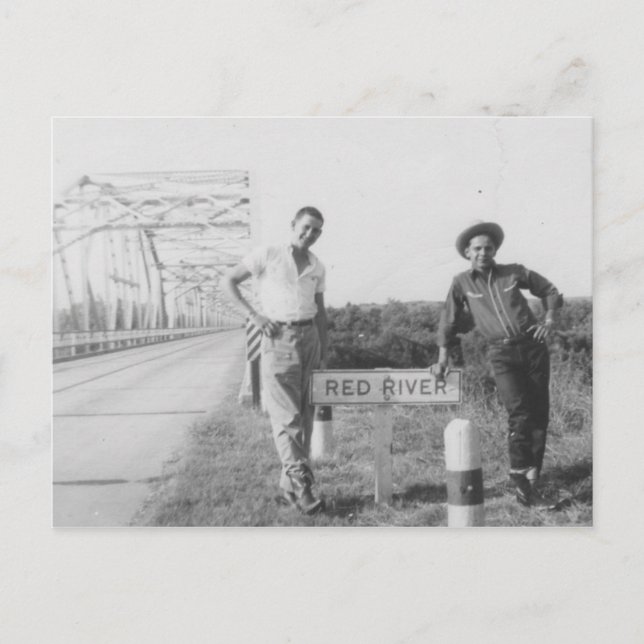 Red River Bridge Vykort (Framsida)