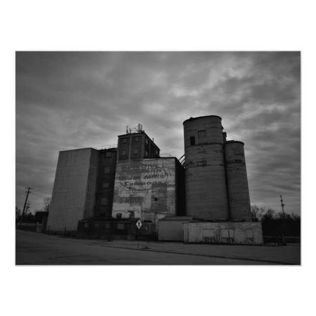 "Red River Flour Mill" Fototryck (Framsidan)