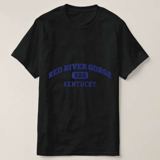 Red River Gorge College Stil Sten, klimatområde D T Shirt (Design framsida)