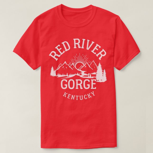 Red River Gorge Hike Kentucky Parker Hiking T Shirt (Design framsida)