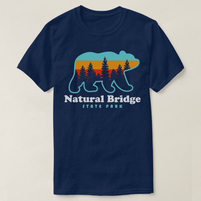 Red River Gorge Kentucky Natural Bridge State Park T Shirt (Design framsida)