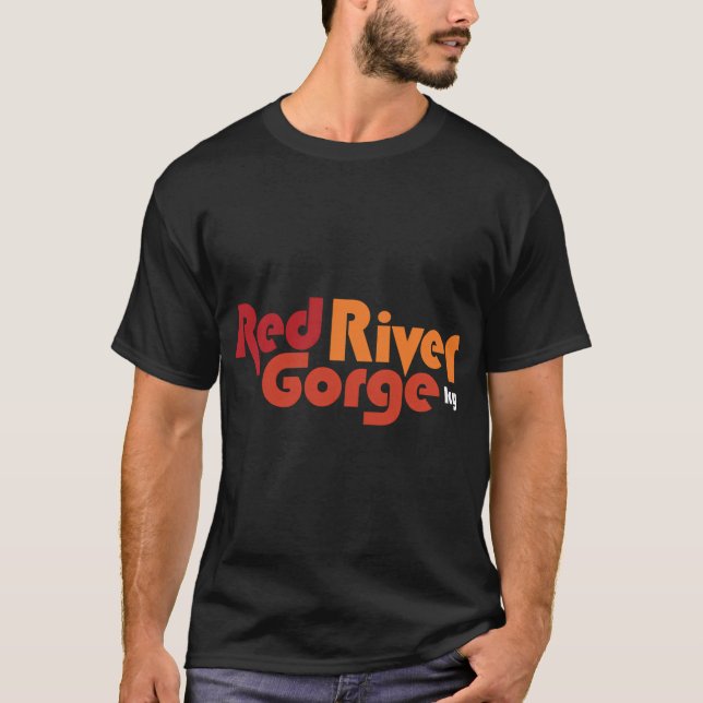 Red River Gorge Kentucky T Shirt (Framsida)