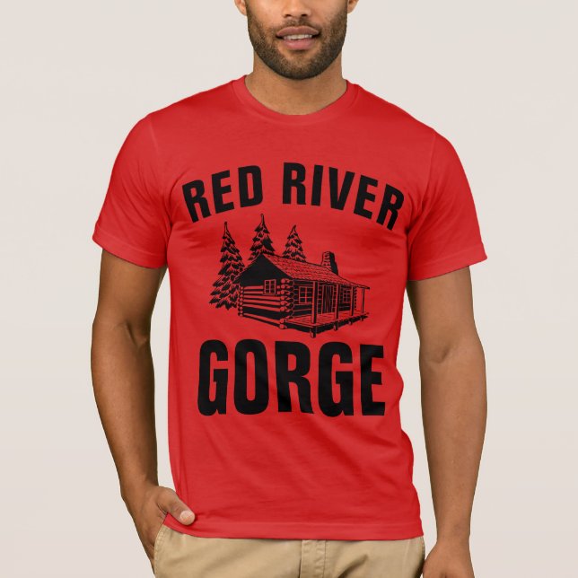 RED RIVER GORGE KENTUCKY T-shirts (Framsida)