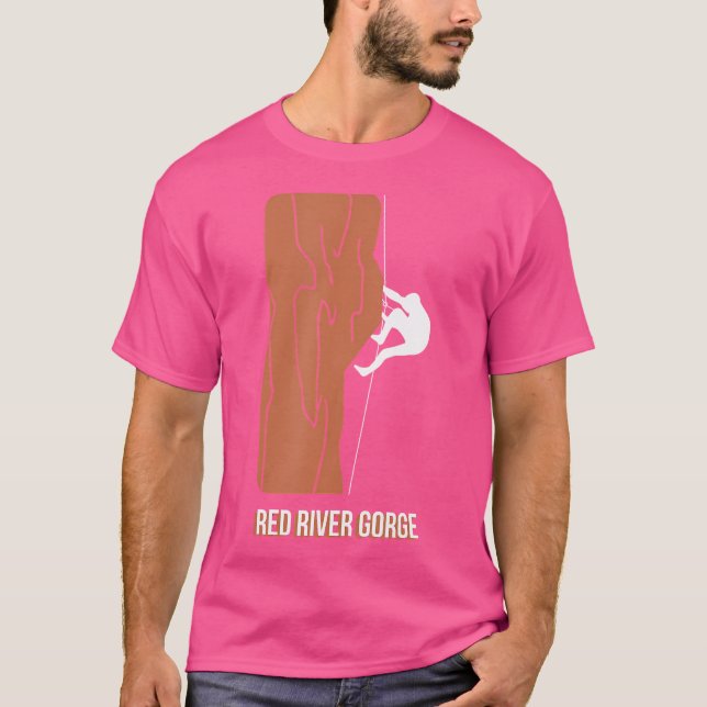 Red River Gorge Klippklättring T Shirt (Framsida)