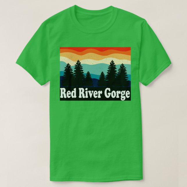 Red River Gorge Retro T Shirt (Design framsida)