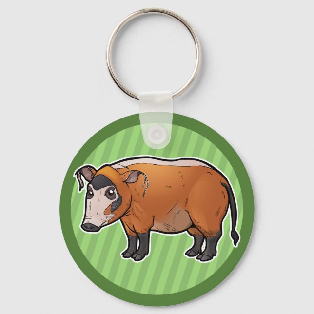 Red River Hog Nyckelring (Framsida)