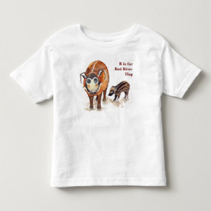 Red River Hog T-shirt för Spädbarn och Kids