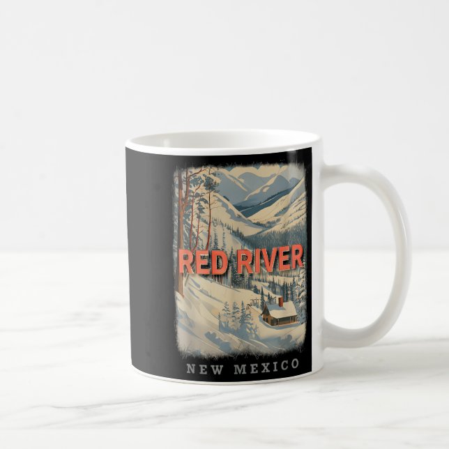 Red River New mexico Nm Skiing Extravaganza Sd778 Kaffemugg (Höger)