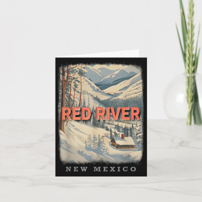 Red River New mexico Nm Skiing Extravaganza Sd778 Kort (Framsida)