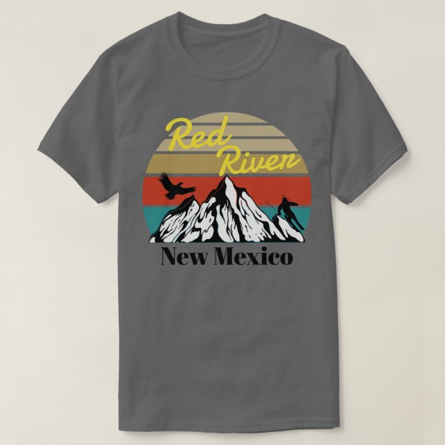 Red River ski New mexico T Shirt (Design framsida)