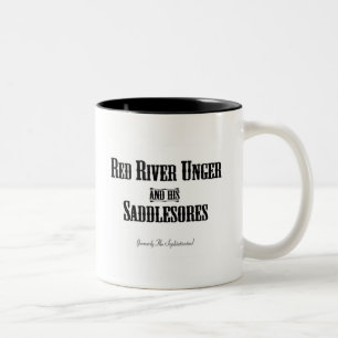 Red River Unger och hans Saddlesores Två-Tonad Mugg
