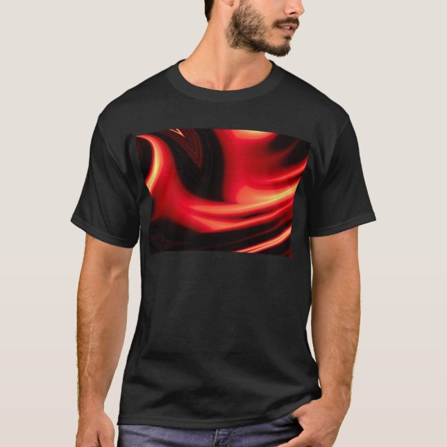 Red Road - Modern Abstrakt T Shirt (Framsida)