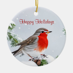 Red Robin Helgdag jul Ornament