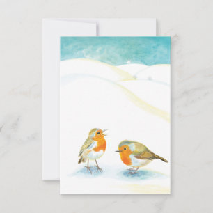 Red Robins in Winter Tack Kort