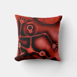 Red Robot Kudde