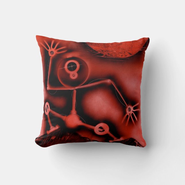 Red Robot Kudde (Framsida)
