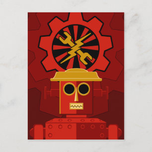Red Robot Vykort
