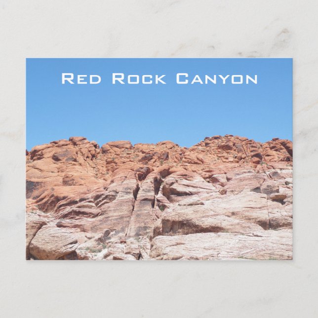 Red Rock Canyon Vykort (Framsida)