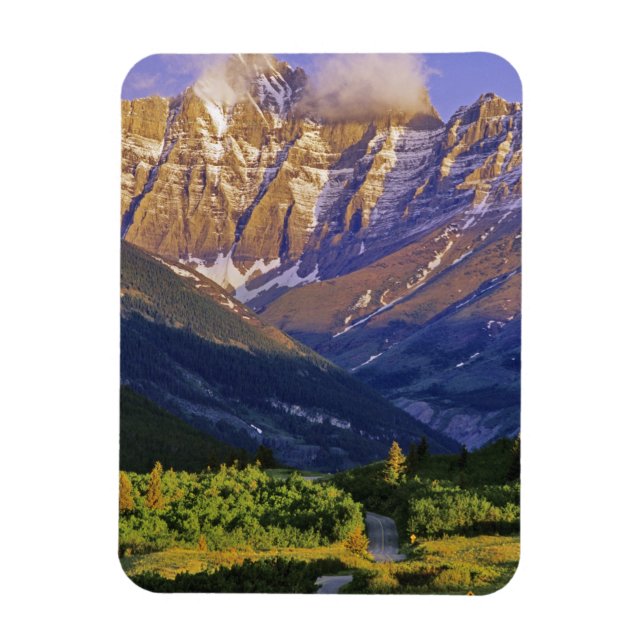 Red Rock Road i Waterton Lakes nationalpark Magnet (Vertikal)