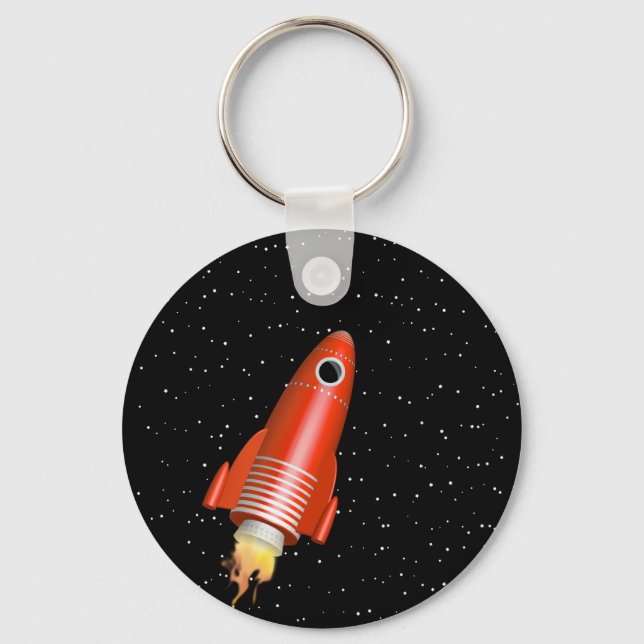 Red Rocket Nyckelring (Framsida)