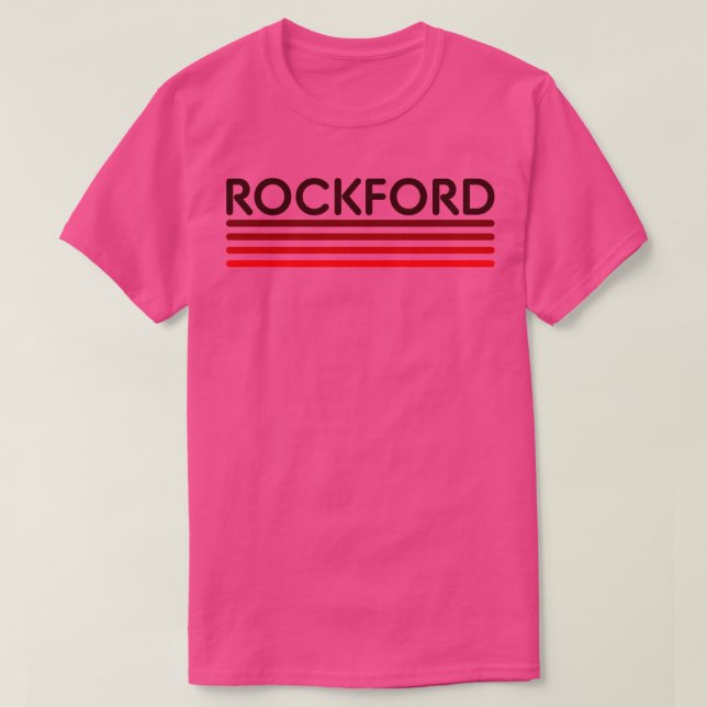 Red Rockford TShirt T Shirt (Design framsida)