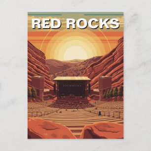Red Rocks Amphitheater Colorado Vykort