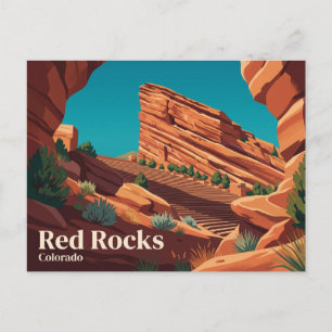 Red Rocks Park and Amphitheatre USA Vykort