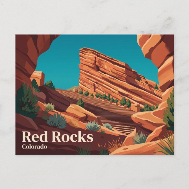 Red Rocks Park and Amphitheatre USA Vykort (Framsida)