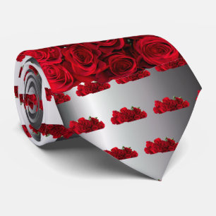 Red Röd ros Slips
