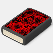 Red Röd ros Zippo Lighter