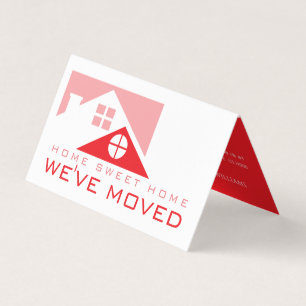 Red Rooftop, byte av Adress-kort Visitkort