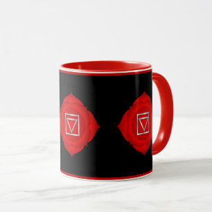 Red Root Chakra Andlig Zen Yoga Mugg