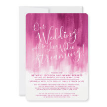 Red rosa abstrakt art live streaming bröllop