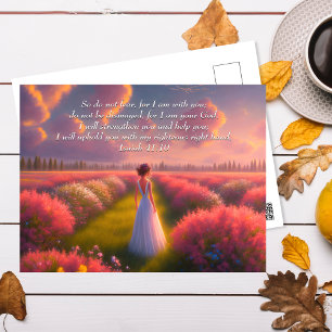 Red Rosa Bushs Garden bible verse from Isaiah Vykort