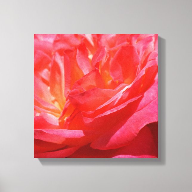 Red Rosa Canvas Art skriver ut Ro Flowers (Framsida)