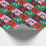Red Rosa Eggplant Grönt Presentpapper<br><div class="desc">2025</div>