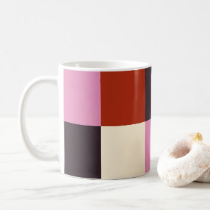 Red Rosa Eggplant Ivory Snyggt Kaffemugg