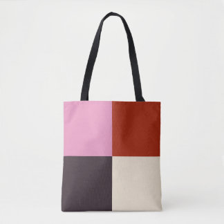 Red Rosa Eggplant Ivory Tygkasse