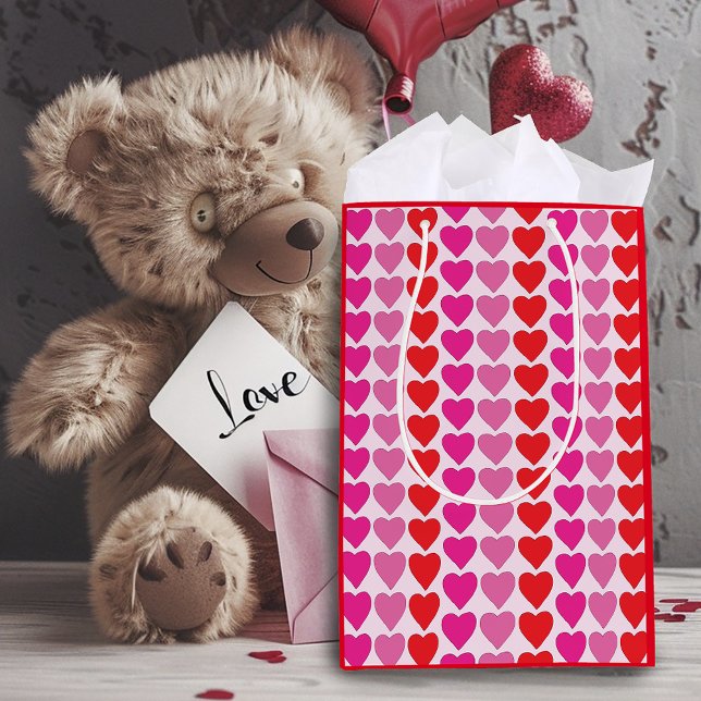 Red Rosa Fuchsia Hearts (Skapare uppladdad)