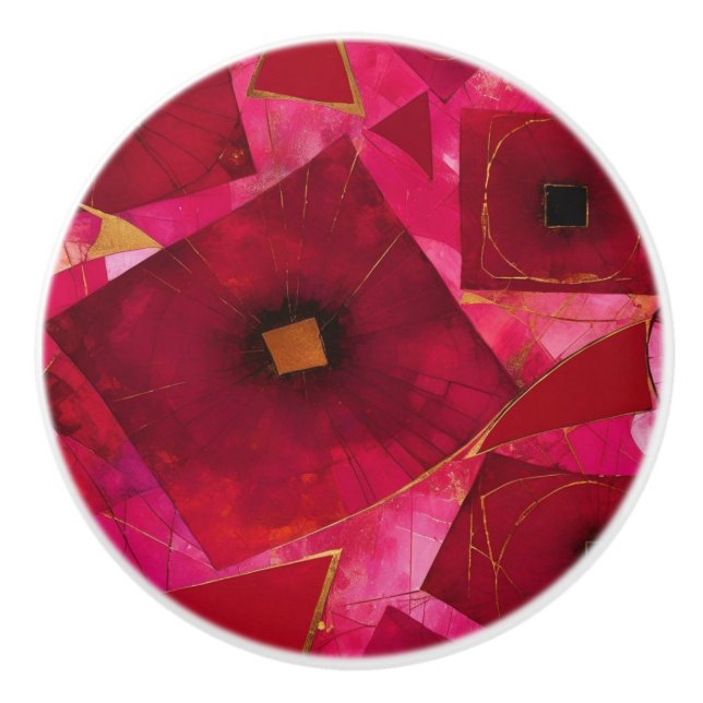 Red Rosa Poppy Knopp (Framsidan)