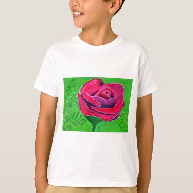 Red Rose2 Tee Shirt (Framsida)