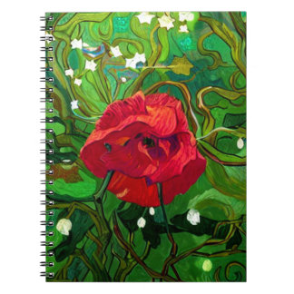 RED ROSE ANTECKNINGSBOK