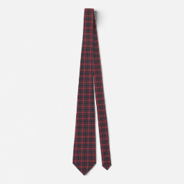 Red Rose Blue Black Plaid Tartan Neck Tie Slips