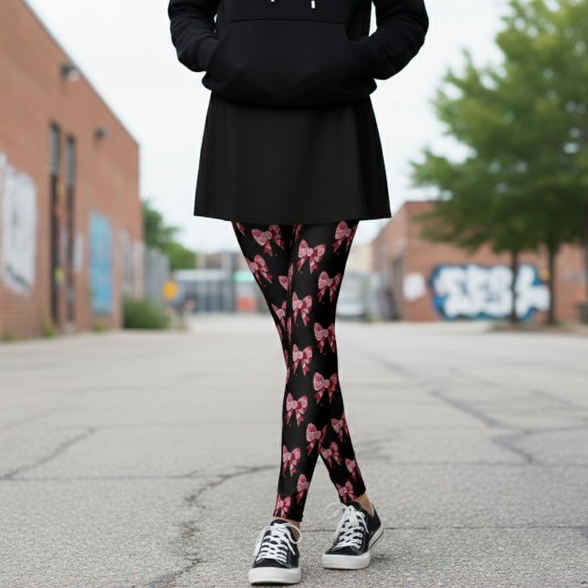 Red Rose Bows Leggings (Skapare uppladdad)