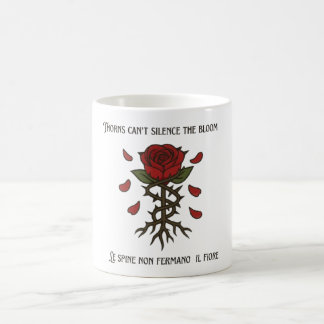 Red Rose with Thorns Mug Kaffemugg